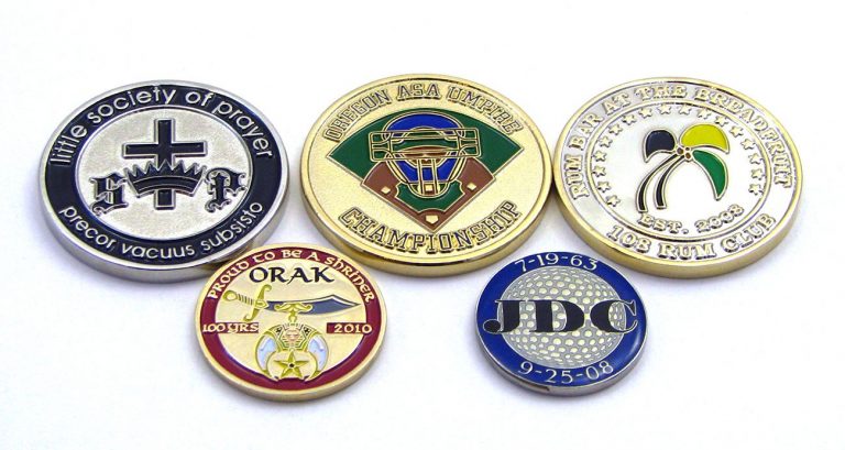 Custom Club Coins - Quality Challenge Coins - No Minimum