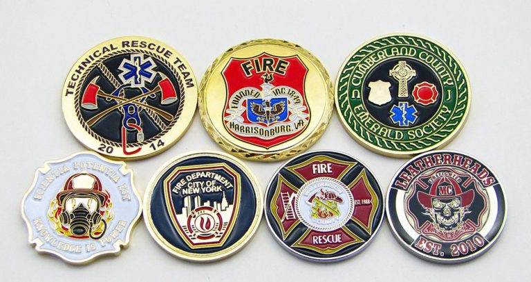 Firefighter Challenge Coins - Custom Challenge Coins