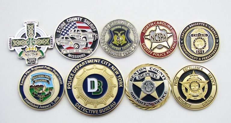 Police Challenge Coins - No Minimum - Quality Challenge Coins