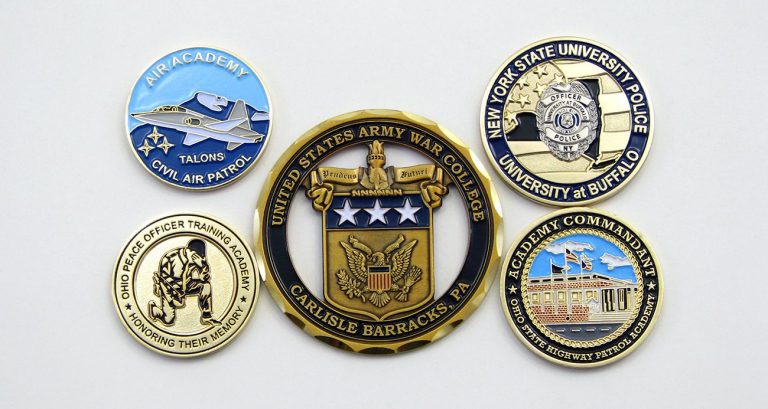 Custom School Coins - Quality Challenge Coins - No Minimum